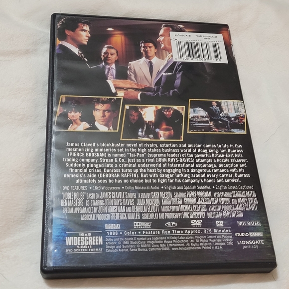 ๐ 3 for $10 ๐ DVD Noble House (1988) EUC - Picture 2 of 8